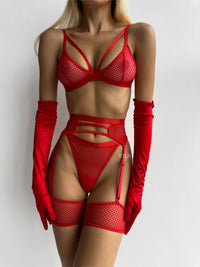 OSLO - Red Lingerie Set